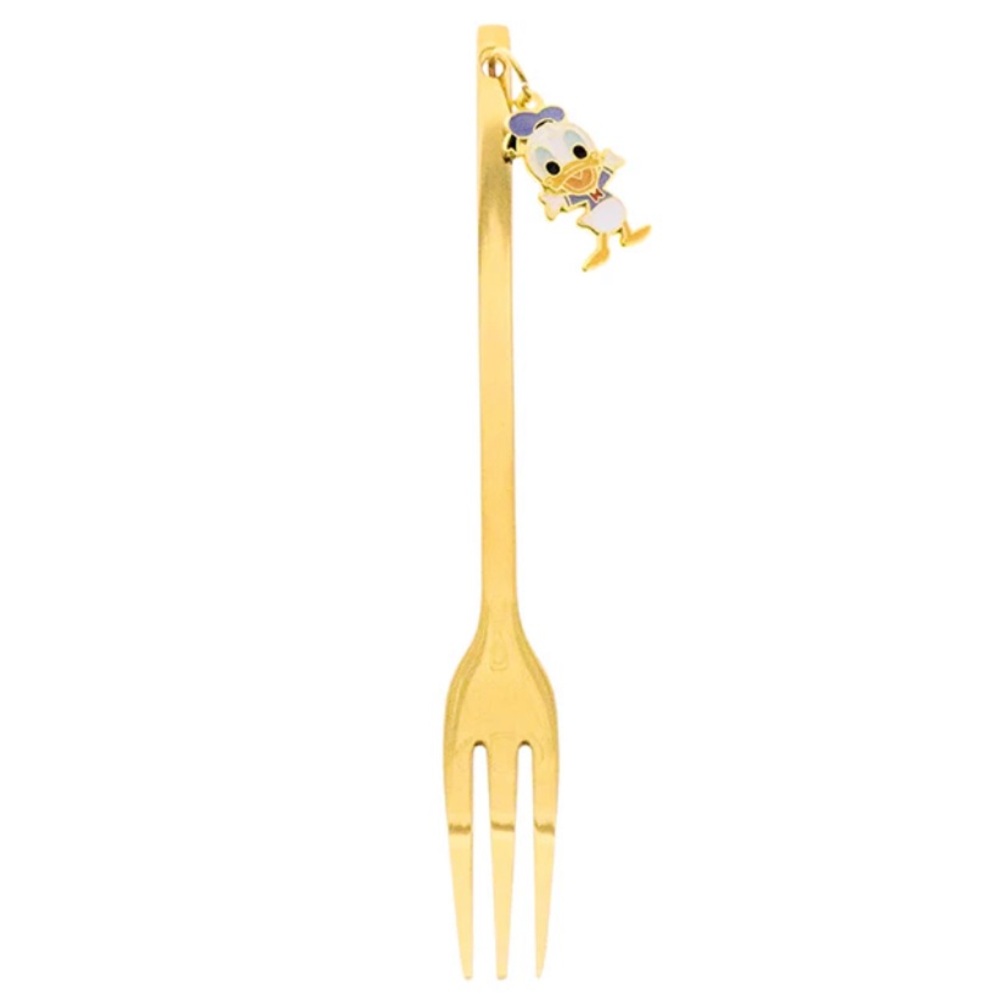 BNIB Disneyland Hong Kong Donald Duck Metal Dessert Fork